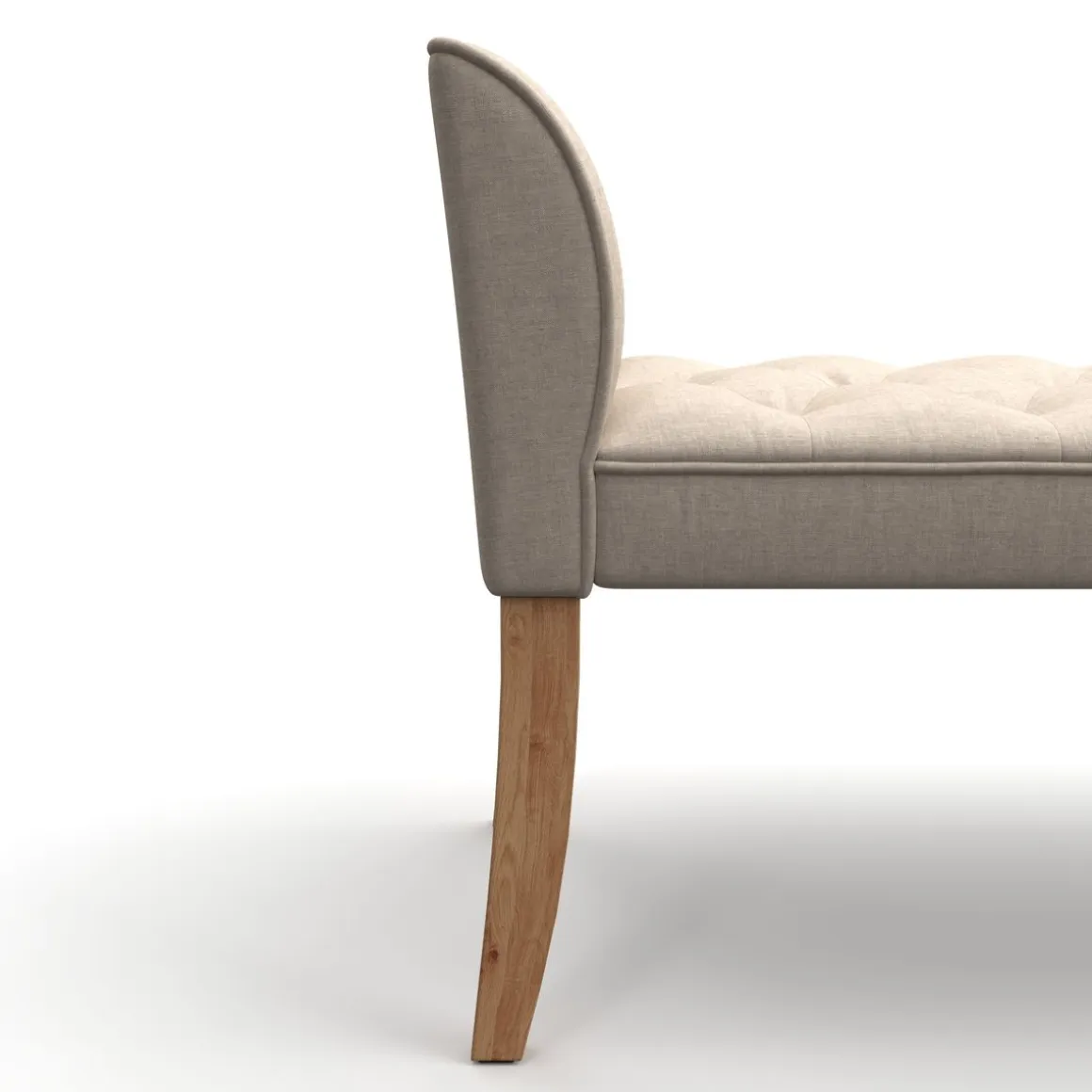 Sitzbank mit Lehne LUBA beige