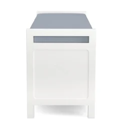 Sitzbank mit Schubladen 100 x 40 x 40 cm weiss