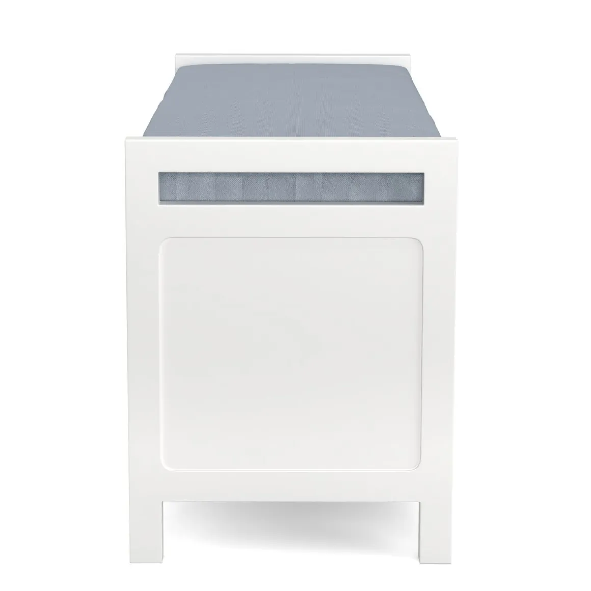 Sitzbank mit Schubladen 100 x 40 x 40 cm weiss