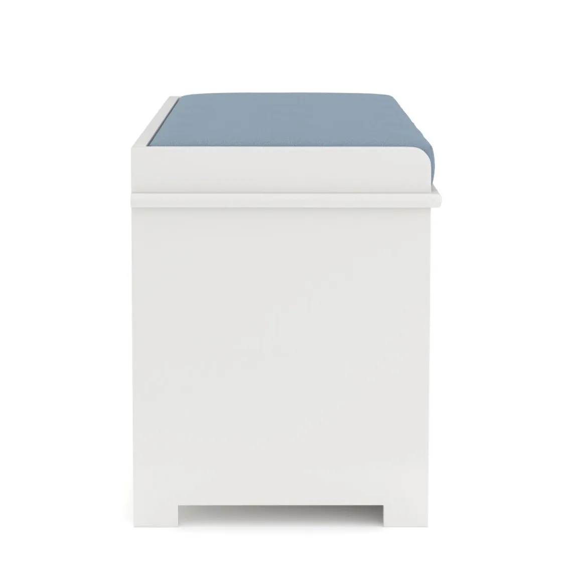 Sitzbank mit 2 Staufächer KAMILA 71 x 34 x 43 cm weiss