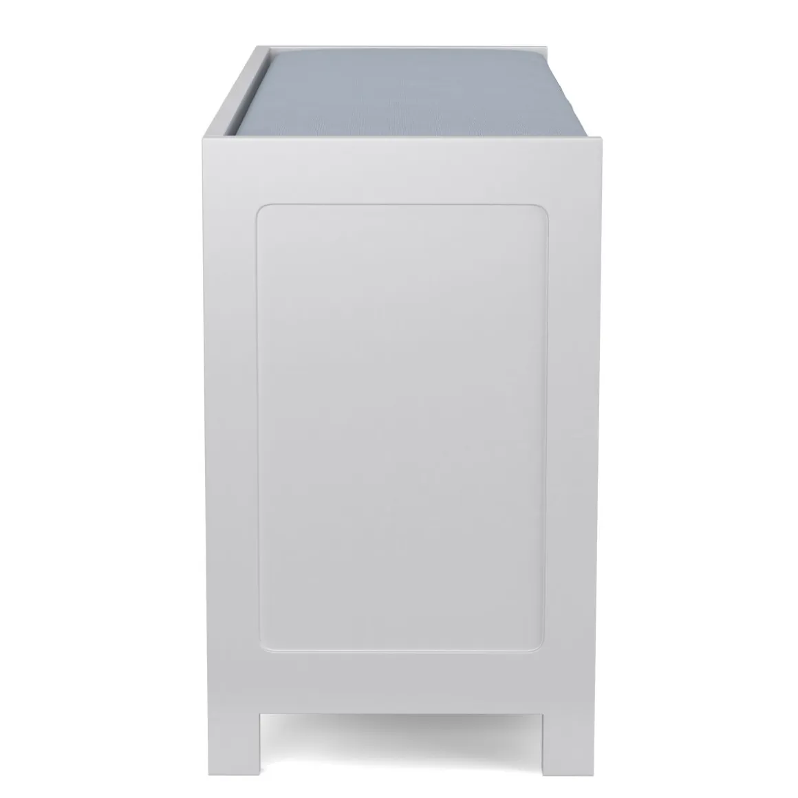Sitzbank mit Stauraum 90 x 35 x 45 cm grau