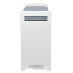 Sitzbank mit Stauraum 91 x 30 x 50 cm weiss