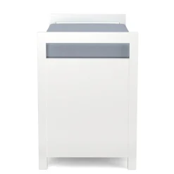 Sitzbank mit Stauraum 86 x 38 x 54 cm weiss