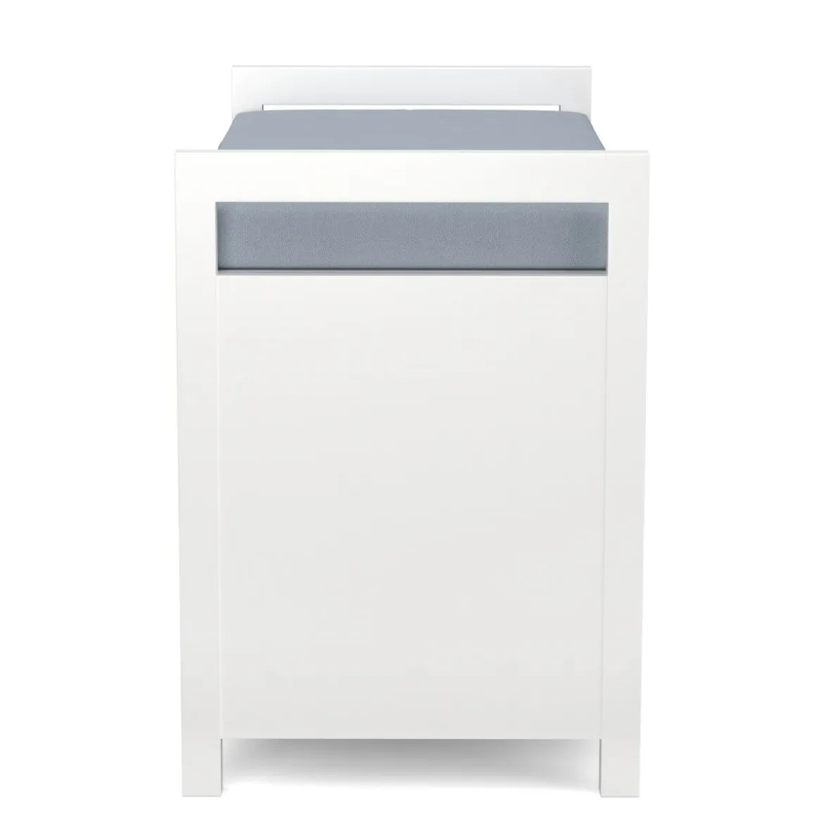 Sitzbank mit Stauraum 86 x 38 x 54 cm weiss