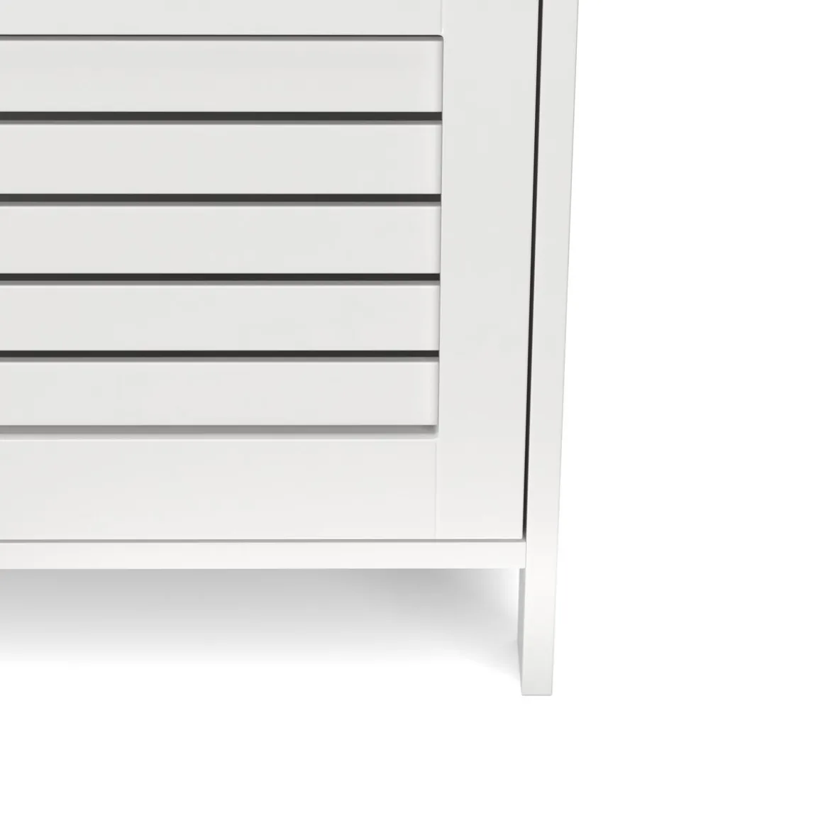 Sitzbank mit Stauraum 90 x 33 x 50 cm weiss