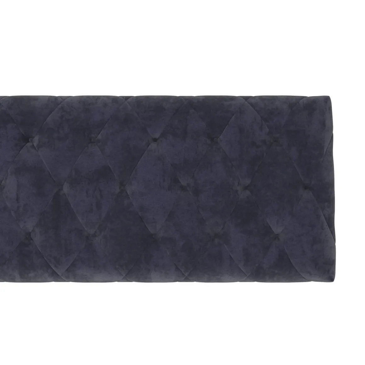 Sitzbank Samt BELINDA 120 cm schwarz