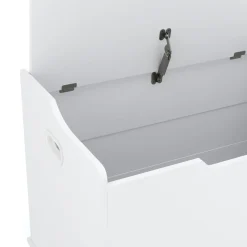 Sitzbank Spielzeugkiste 76 x 48 x 54 cm weiss