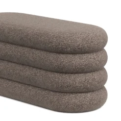 Sitzbank Teddy RISS mit Stauraum 100 x 42 x 42 cm braun