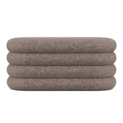 Sitzbank Teddy RISS mit Stauraum 100 x 42 x 42 cm braun