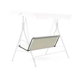 Sitzfläche mit Rückenlehne Hollywoodschaukel beige