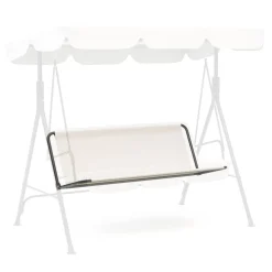 Sitzfläche mit Rückenlehne Hollywoodschaukel beige