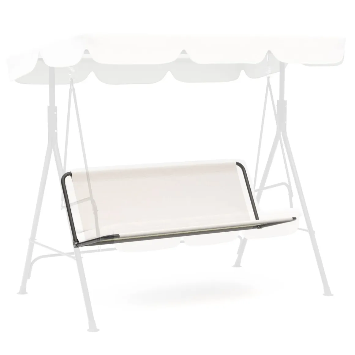 Sitzfläche mit Rückenlehne Hollywoodschaukel beige