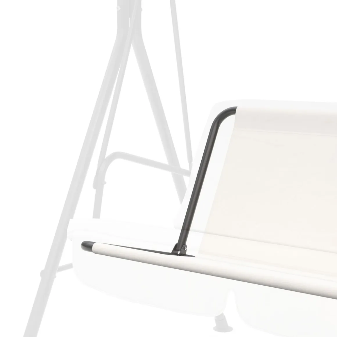 Sitzfläche mit Rückenlehne Hollywoodschaukel beige