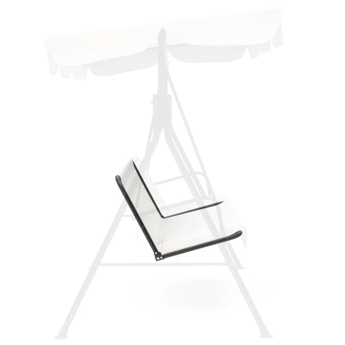 Sitzfläche mit Rückenlehne Hollywoodschaukel beige