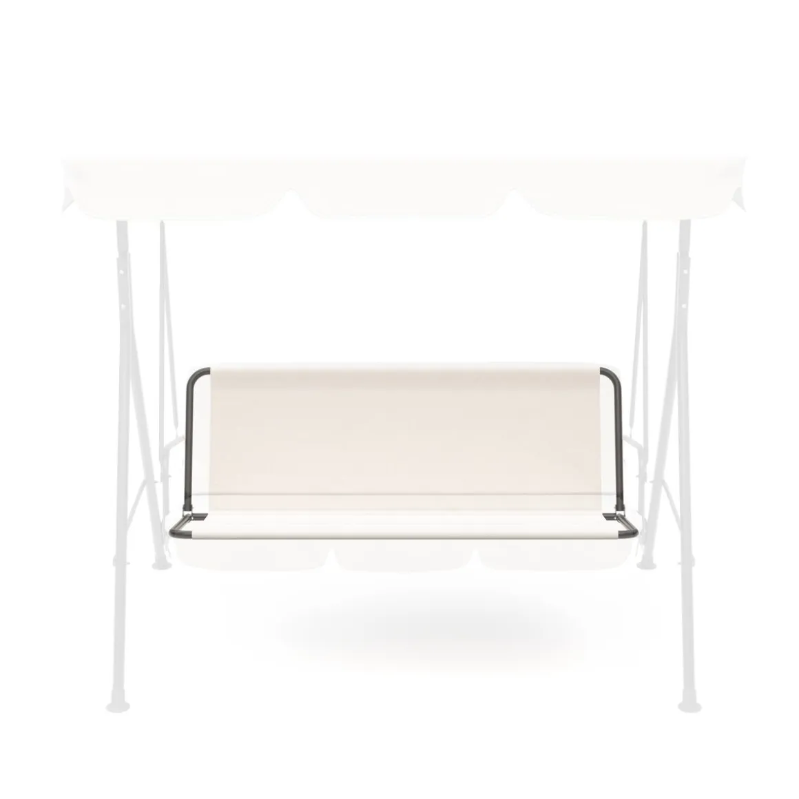 Sitzfläche mit Rückenlehne Hollywoodschaukel beige