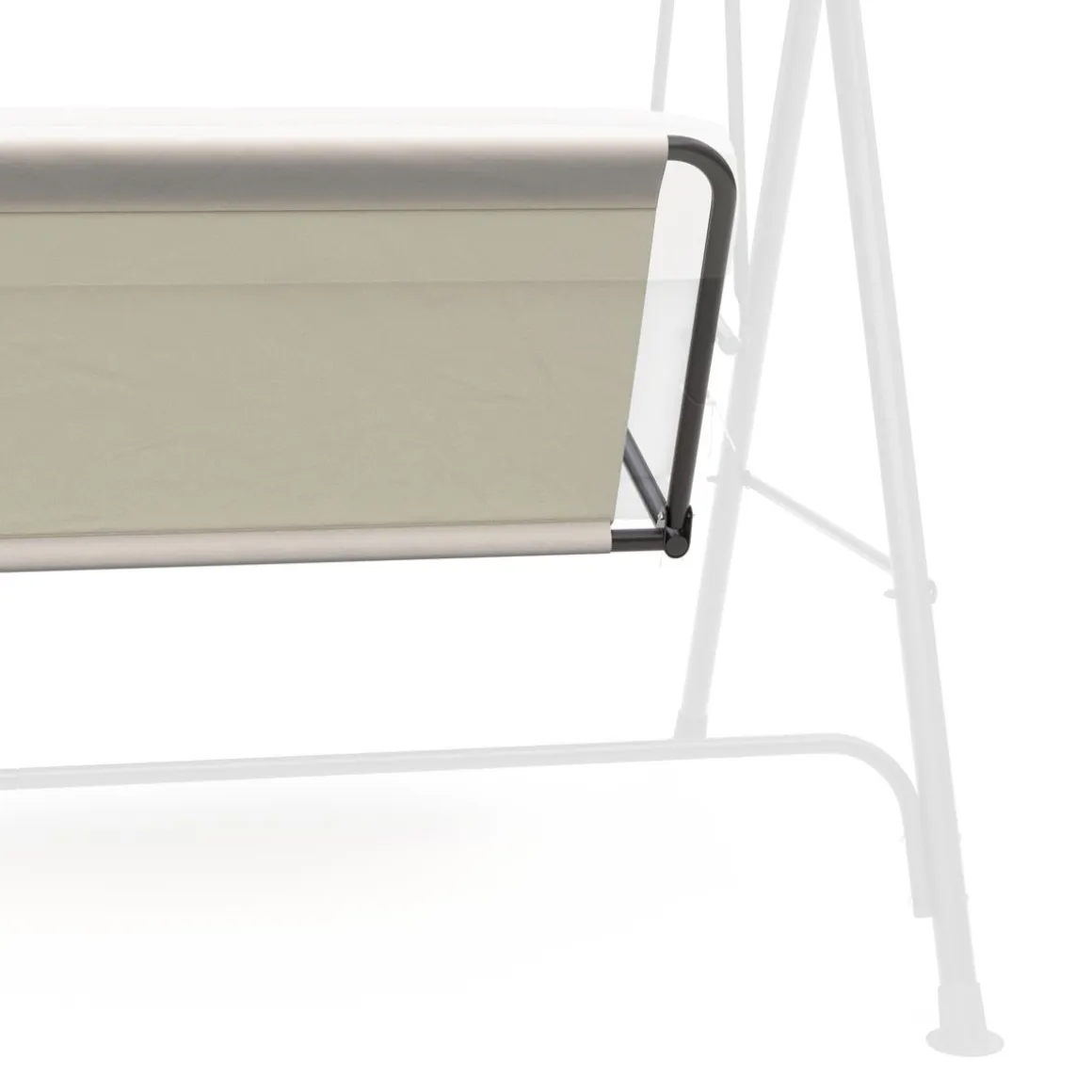 Sitzfläche mit Rückenlehne Hollywoodschaukel beige