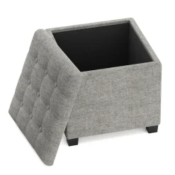 Sitzhocker mit Stauraum LIM grau