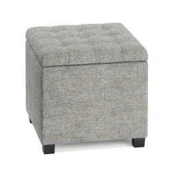 Sitzhocker mit Stauraum LIM grau