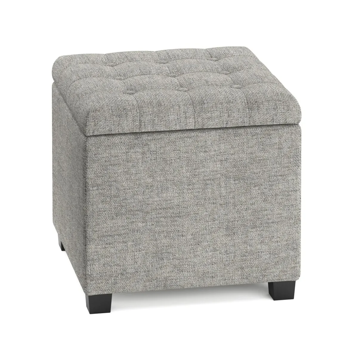 Sitzhocker mit Stauraum LIM grau