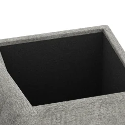 Sitzhocker mit Stauraum LIM grau
