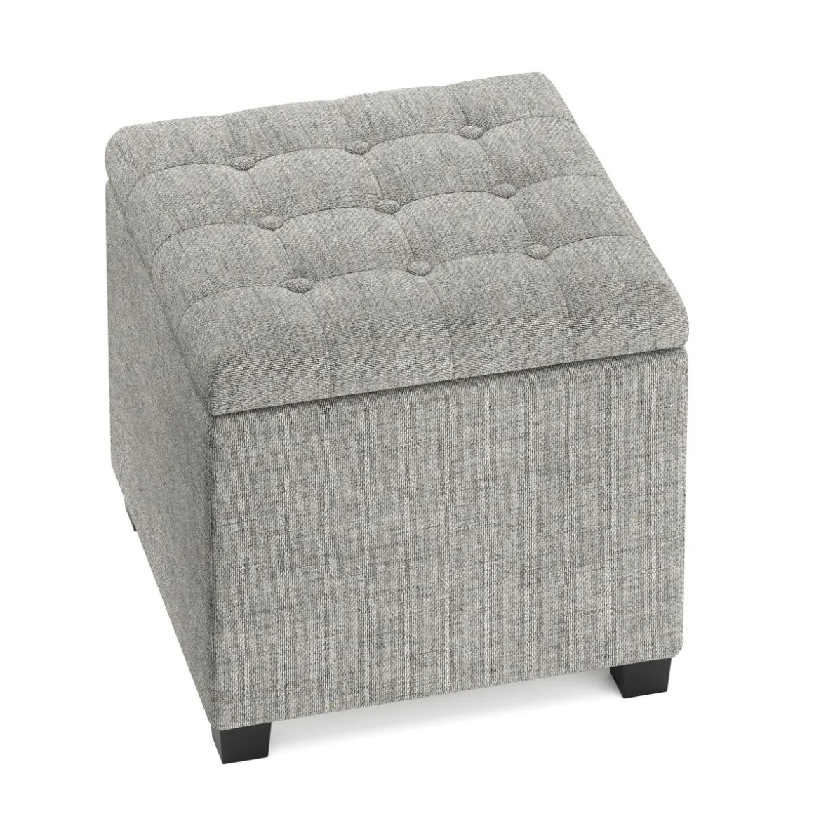 Sitzhocker mit Stauraum LIM grau