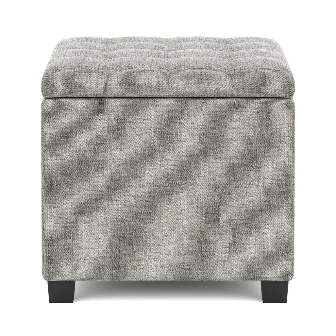Sitzhocker mit Stauraum LIM grau
