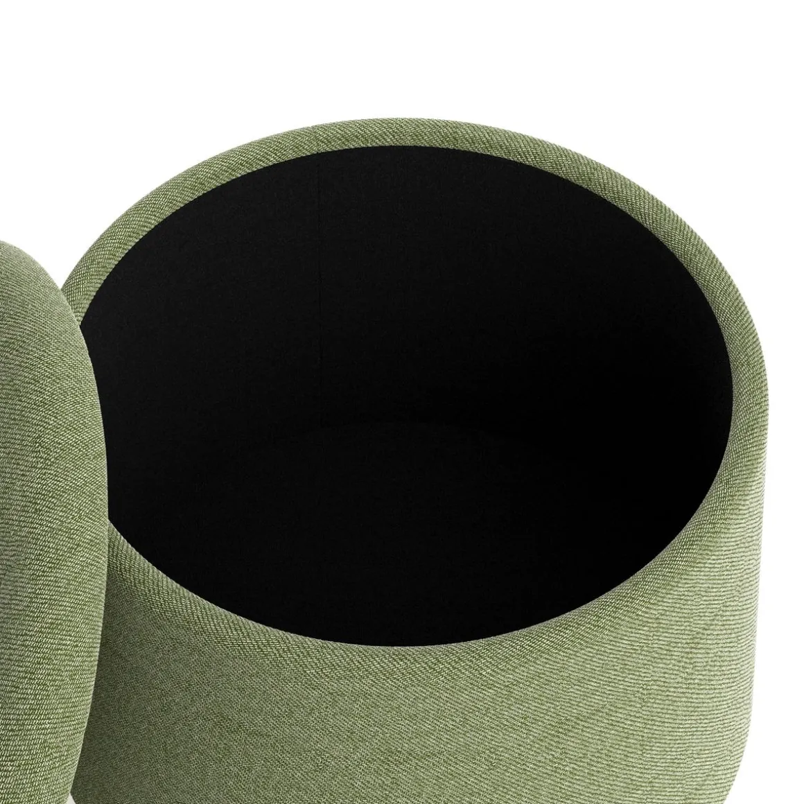 Sitzhocker mit Stauraum RIM hellgrün