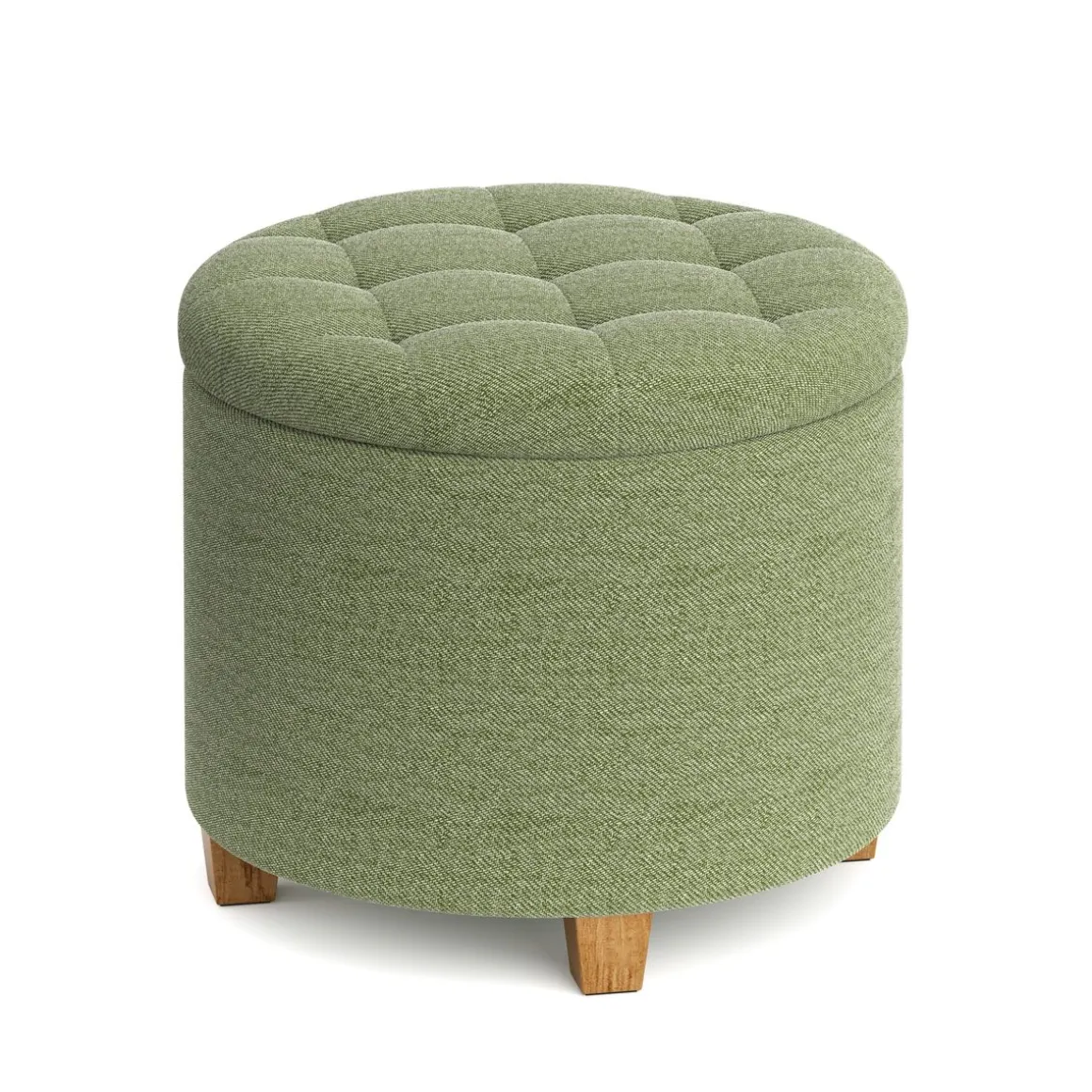 Sitzhocker mit Stauraum RIM hellgrün
