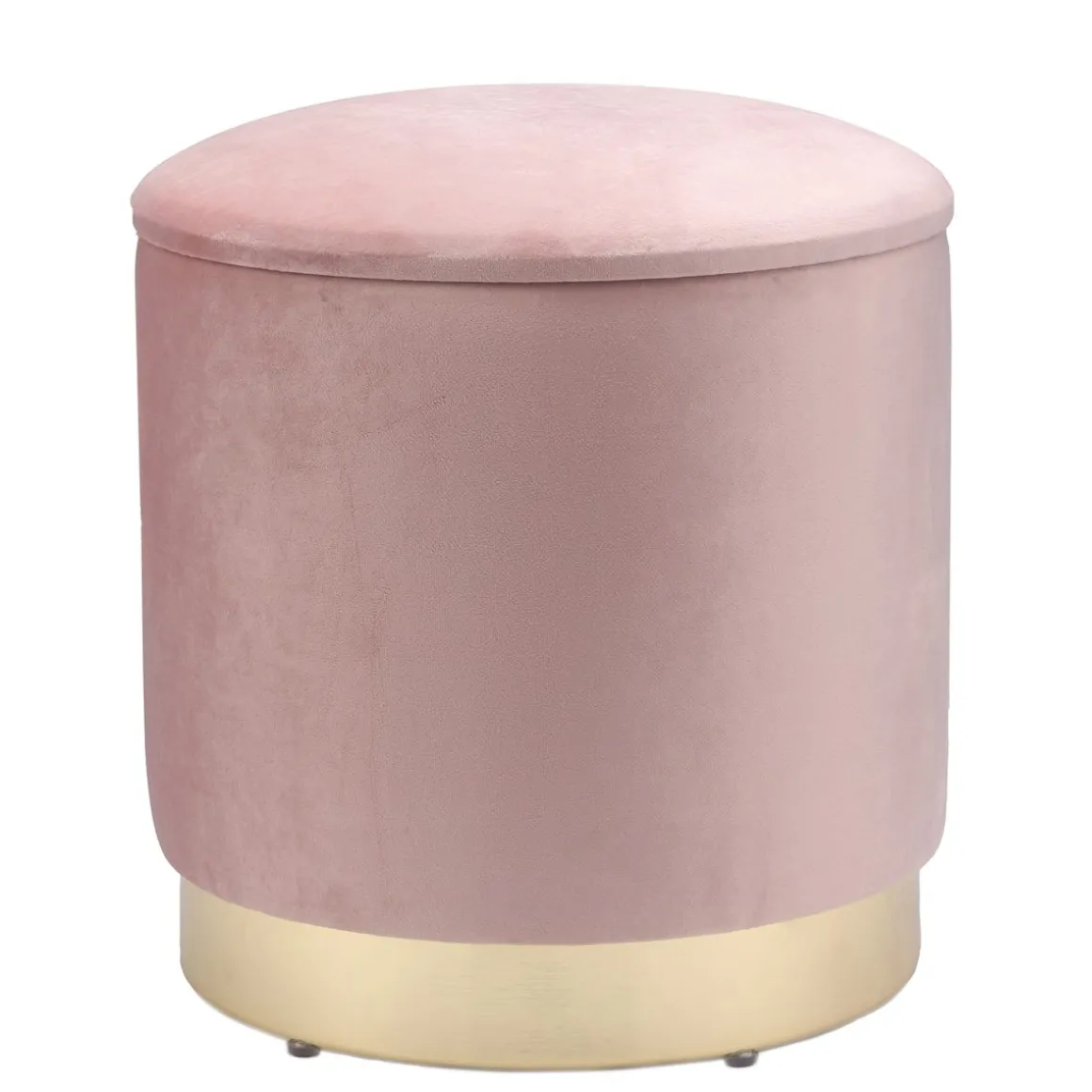 Sitzhocker mit Stauraum rosa