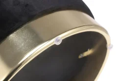Sitzhocker mit Stauraum schwarz