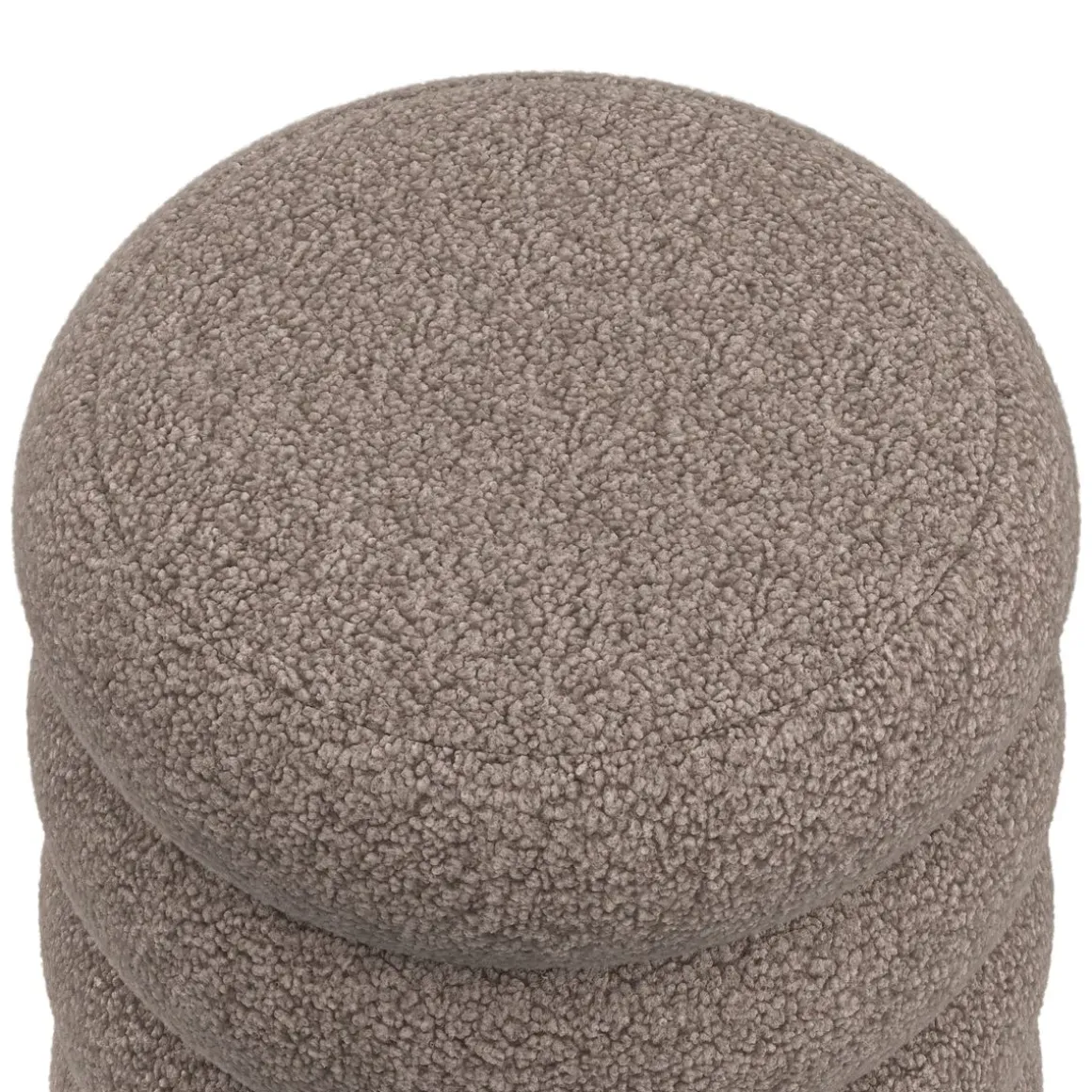 Sitzhocker Teddy JIM mit Stauraum 42 x 45 cm braun | GONSER.CH