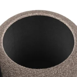 Sitzhocker Teddy JIM mit Stauraum 42 x 45 cm braun | GONSER.CH