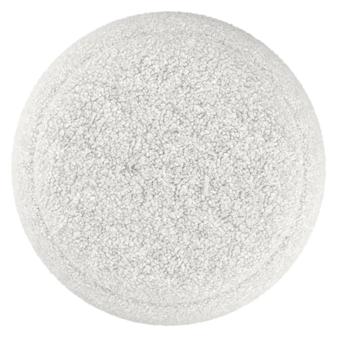 Sitzhocker Teddy JIM mit Stauraum 42 x 45 cm weiss