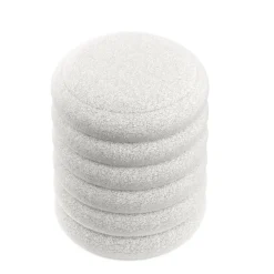 Sitzhocker Teddy mit Stauraum JAR weiss