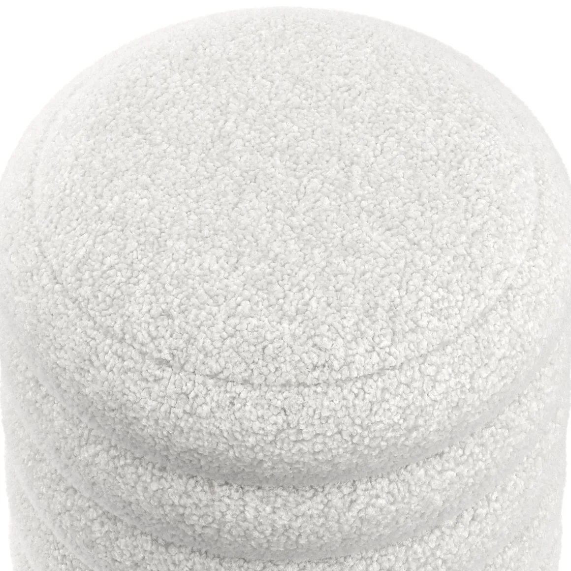 Sitzhocker Teddy mit Stauraum JAR weiss