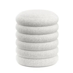 Sitzhocker Teddy mit Stauraum JAR weiss