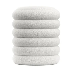 Sitzhocker Teddy mit Stauraum JAR weiss