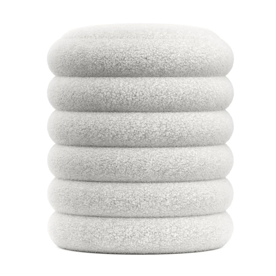 Sitzhocker Teddy mit Stauraum JAR weiss