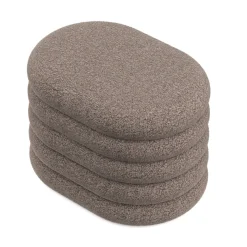 Sitzhocker Teddy PILL mit Stauraum 59 x 45 x 40 cm braun