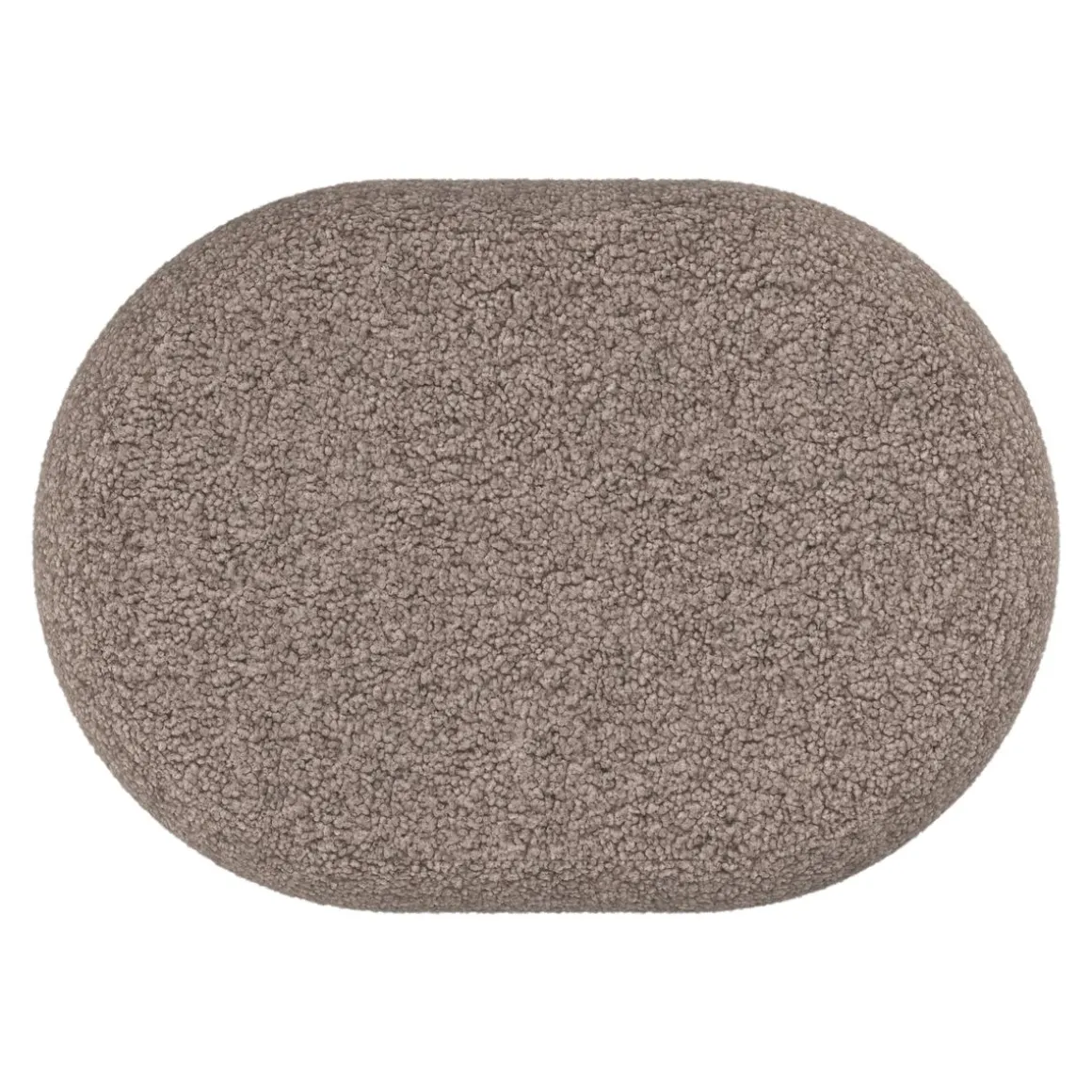 Sitzhocker Teddy PILL mit Stauraum 59 x 45 x 40 cm braun