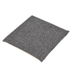 Sitzkissen mit Memoryschaum 40 x 40 cm grau/beige
