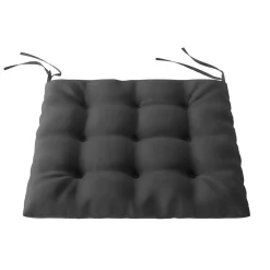 Sitzkissen 40 x 40 cm anthrazit