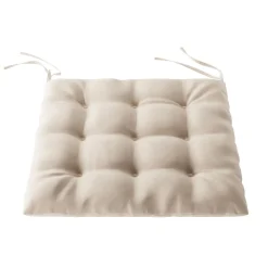 Sitzkissen 40 x 40 cm beige