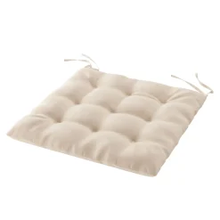 Sitzkissen 40 x 40 cm beige