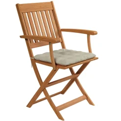 Sitzkissen 40 x 40 cm creme