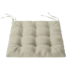 Sitzkissen 40 x 40 cm creme