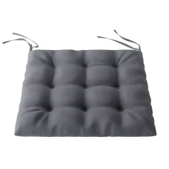 Sitzkissen 40 x 40 cm grau