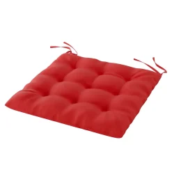 Sitzkissen 40 x 40 cm rot