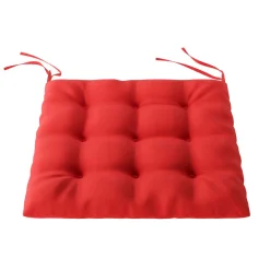 Sitzkissen 40 x 40 cm rot