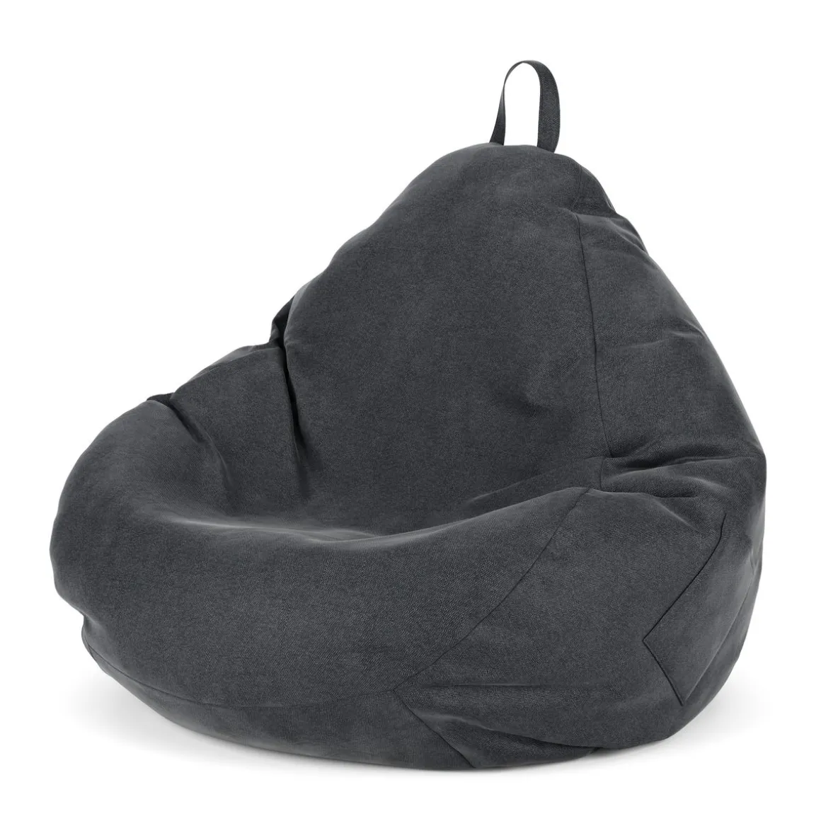 Sitzsack DROP 90 x 110 cm anthrazit